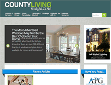 Tablet Screenshot of countylivingmag.com